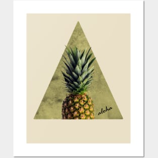 Aloha Summer Pineapple Posters and Art